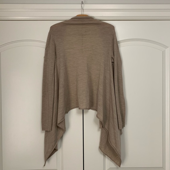 ❤️Zadig & Voltaire Ana Wool Cardigan Beige Open - Picture 5 of 5